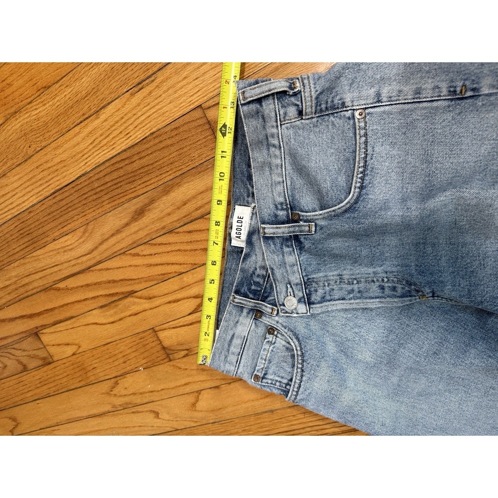 Agolde Criss Cross Jean Short in Momentum Size 24 - Picture 7 of 7